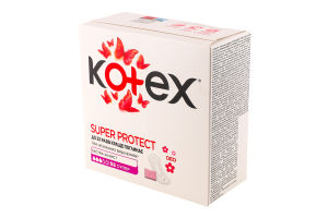 Прокладки ежедневные Super Deo Kotex 52шт