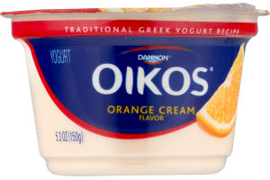 Dannon Oikos Yogurt Orange Cream