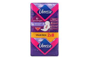 Прокладки гигиенические Maxi Goodnight Libresse 16шт