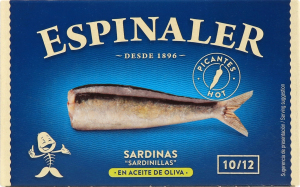 Сардини Espinaler маленькі в олії із спеціями10/12
