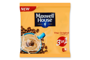 Напій кавовий розчинний 3в1 Original Maxwell House м/у 20х18г