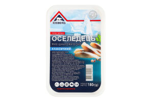 Сельдь филе-кусочки в масле Классическая Iceberg п/у 180г