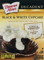 Duncan Hines Decadent Black & White Chocolate Cake & Frosting Mix