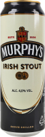 Пиво 500мл 4% темное пастеризованное Irish stout Murphy's ж/б