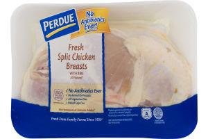Perdue Fresh All Natural Split Chicken Breasts with Ribs