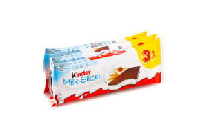 Тістечко бісквітне з молочною начинкою Milk-slice Kinder м/у 3х28г