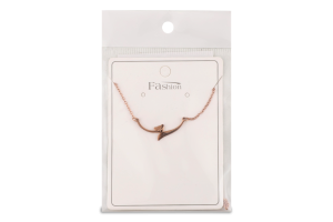 Ланцюжок жовтий метал з підвіскою 40см FHF1611