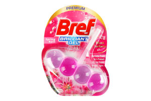 Засіб для унітазу Bref Весняний дощ блискучий гель