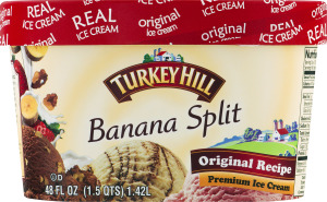 Turkey Hill Original Recipe Premium Ice Cream Banana Split