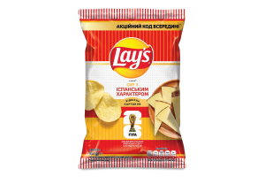 Чипсы картофельные Сыр с испанским характером Lay's м/у 95г