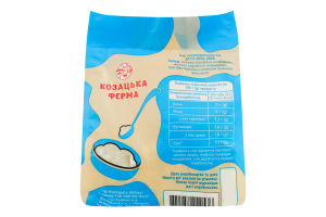 Сир кисломолочний 5% Козацька ферма м/у 350г