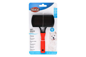 Пуходерка д/жив Trixie резин.ручка 10*17см 2306