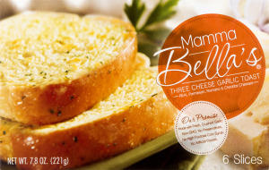 Mamma Bella's Three Cheese Garlic Toast - 6 CT