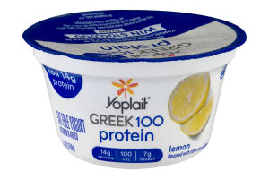 Yoplait Greek 100 Protein Fat Free Yogurt Lemon