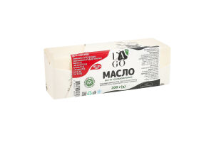 Масло сладкосливочное 82.5% Экстра Lago м/у 200г