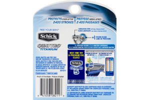 Schick Quattro Titanium Refill Cartridges - 8 CT