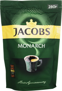 Кофе натуральный растворимый сублимированный Monarch Jacobs д/п 280г