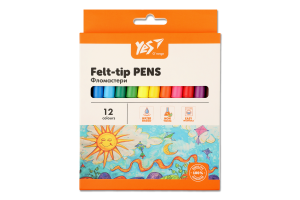 Фломастери O'range Line 12кольорів Yes
