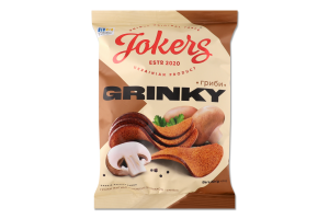 Гренки ржано-пшеничные Грибы Jokers м/у 80г