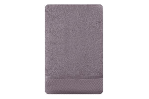 Рушник темно-сірий махровий 100*150см 360г/м2 Aisha