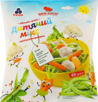 Суміш овочева швидкозаморожена Дитячий мікс Шеф-кухар Рудь м/у 400г