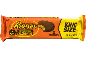 REESE'S Halloween King Size Peanut Butter Pumpkins