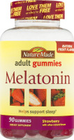 Nature Made Adult Gummies Melatonin Strawberry Flavor - 90 CT