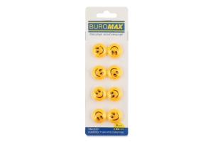 Магніт Smile 20мм 8шт Buromax