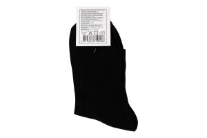 Носки мужские однотонные рубчик резинка классические Ningbo Union Point Imp&Exp Co. Ltd №FHF24111709 38-45 в ассорт