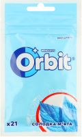 Гумка жувальна без цукру з підсолоджувачами Солодка м'ята Orbit м/у 29г