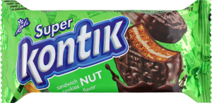 Печенье-сэндвич со вкусом ореха Super Kontik м/у 90г