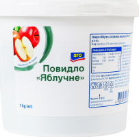 Повидло пастеризованное Яблочное Aro в/с ведро 1кг
