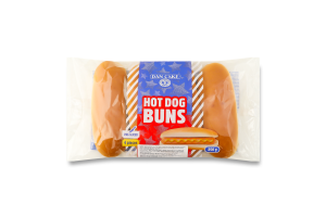 Булочки для хот-догов пшеничные Dan Cake м/у 4х62.5г