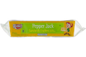 Keebler Sandwich Crackers Pepper Jack - 8 PK