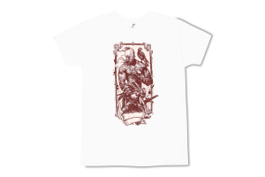 Футболка Sol's Imperial Cossack with hawk білий M