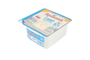 Сир кисломолочний 5% жиру, ТМ "Український"