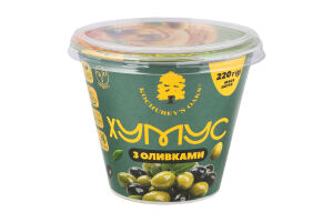 Хумус з оливками 220г стакан Kochubey's Oaks