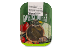 Огурец соленый Бочковые соленья ПП Діана-М лоток 450г