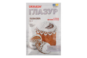 Глазур білкова 100г Украса