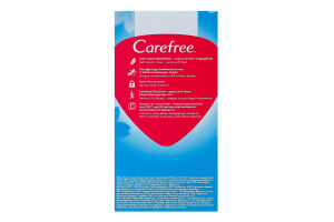 Прокладки щоденні гігієнічні Unscented Flexiform М'якість бавовни Carefree 30шт