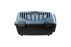 Переноска д/котів та собак до 6кг Капрі синя пластик 32*31*48см Тріксі