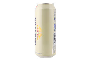 Пиво 0.5л 5.3% світле пшеничне нефільтроване непастеризоване Weizen Wolters з/б