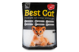 Наполнитель силикагелевый для кошачьих туалетов с классическим ароматом Best Cat 3.6л