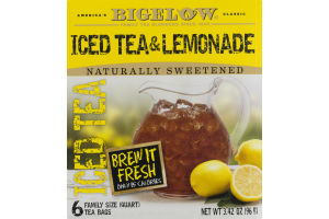 Bigelow Iced Tea & Lemonade - 6 CT