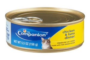 Companion Cat Food Chicken & Tuna Dinner