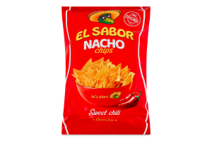 Чипсы кукурузные со вкусом перца чили Nacho El Sabor м/у 100г