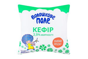 Кефір 2.5% Волошкове поле м/у 400г