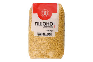Пшено шлифованное ТМ "1" м/у 800г