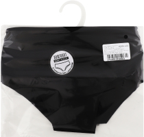 Труси-бразиліани жіночі чорні 95%бавовна 5%еластан р.S/M/L/XL 48015 Домінант