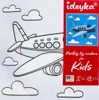 Набор для росписи по номерам 25х25см Kids Ideyka 1шт в ассорт